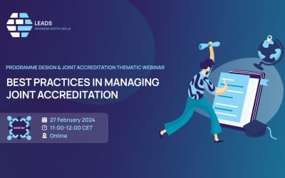 Recording available: Thematic Webinar on Best Practices in Managing Joint Accreditation