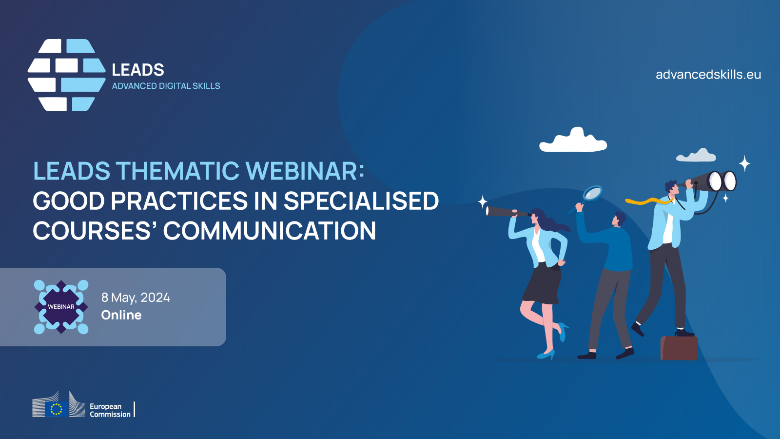 LEADS Thematic Webinar: Good Practices in Courses’ Recruitment